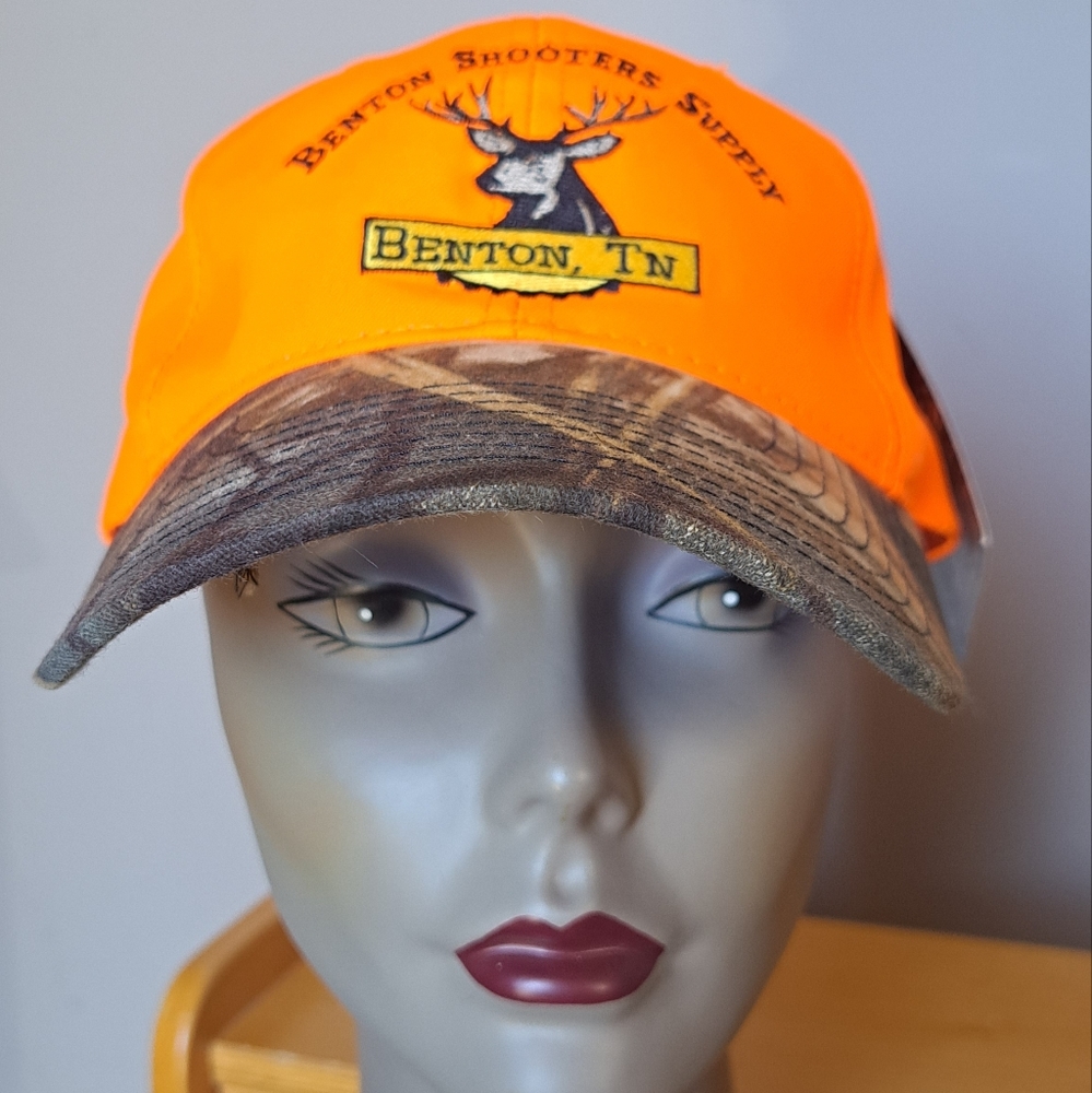 NWT Vintage Benton Shooters Supply Advanced Camo Print Cap 2003